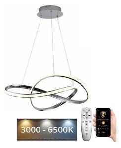 Brilagi - LED Stmievateľný luster na lanku COSMOWAVE LED/70W/230V chróm + DO