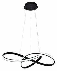 Brilagi - LED Stmievateľný luster na lanku COSMOWAVE LED/70W/230V čierna + DO