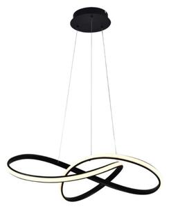 Brilagi - LED Stmievateľný luster na lanku COSMOWAVE LED/70W/230V čierna + DO
