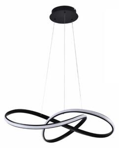 Brilagi - LED Stmievateľný luster na lanku COSMOWAVE LED/70W/230V čierna + DO