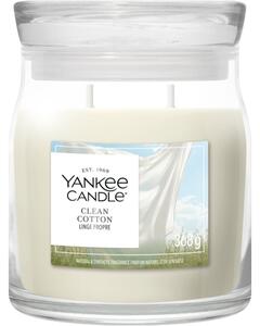 Yankee Candle Clean Cotton vonná sviečka Signature 368 g