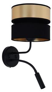 Brilagi - Nástenná lampa ROYAL 1xE27/15W/230V + 1xG9/3W čierna/zlatá
