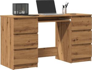 Maison Exclusive - písací stôl Artisan z dubového dreva 140x50x77 cm drevený materiál