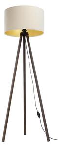 Stojacia lampa STANDART 1xE27/60W/230V krémová/hnedá