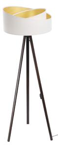 Stojacia lampa GALAXY 1xE27/60W/230V biela/wenge