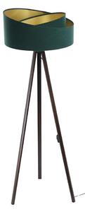 Stojacia lampa GALAXY 1xE27/60W/230V zelená/wenge