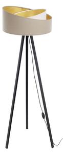 Stojacia lampa GALAXY 1xE27/60W/230V béžová/biela/wenge