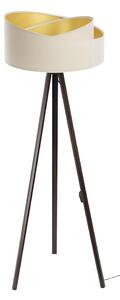 Stojacia lampa GALAXY 1xE27/60W/230V krémová/wenge