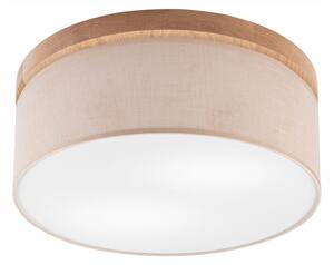 Brilagi - LED Stropné svietidlo BELLADONNA 2xE27/15W/230V pr. 40 cm béžová/dub