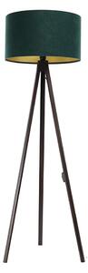 Stojacia lampa STANDART 1xE27/60W/230V zelená/wenge