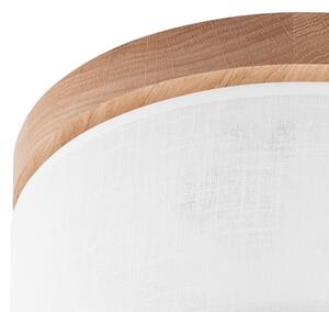 Brilagi - LED Stropné svietidlo BELLADONNA 1xE27/15W/230V pr. 30 cm biela/dub