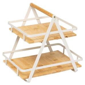 Regal "ordera" 2 ebenen mit bambushenkel - 5 five simply smart