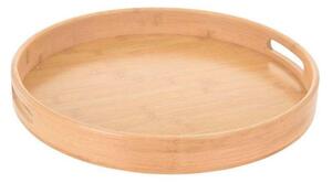 Drevený servírovací podnos Angus, (fi) 40 cm
