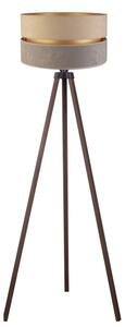 Duolla - Stojacia lampa DUO 1xE27/60W/230V pr. 44 cm béžová/šedá/hnedá