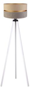 Duolla - Stojacia lampa DUO 1xE27/60W/230V pr. 44 cm béžová/šedá/biela