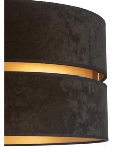 Duolla - Stojacia lampa DUO 1xE27/60W/230V pr. 44 cm čierna/wenge