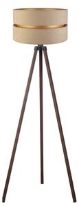 Duolla - Stojacia lampa DUO 1xE27/60W/230V pr. 44 cm béžová/hnedá