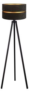 Duolla - Stojacia lampa DUO 1xE27/60W/230V pr. 44 cm čierna/wenge