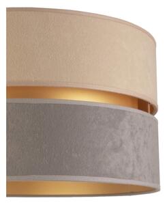 Duolla - Stojacia lampa DUO 1xE27/60W/230V pr. 44 cm béžová/šedá/béžová