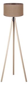 Duolla - Stojacia lampa 1xE27/60W/230V pr. 44 cm hnedá/béžová