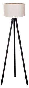 Duolla - Stojacia lampa 1xE27/60W/230V pr. 44 cm krémová/wenge
