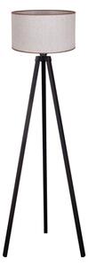 Duolla - Stojacia lampa 1xE27/60W/230V pr. 44 cm béžová/wenge
