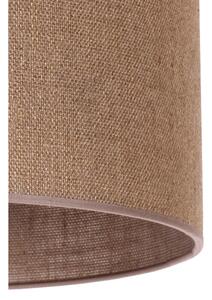 Duolla - Stojacia lampa 1xE27/60W/230V pr. 44 cm hnedá/béžová