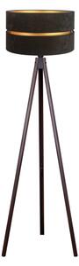 Duolla - Stojacia lampa DUO 1xE27/60W/230V pr. 44 cm čierna/wenge