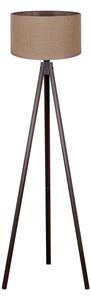 Duolla - Stojacia lampa 1xE27/60W/230V pr. 44 cm hnedá/wenge