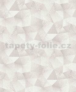 Vliesové tapety na stenu GMK 10216-31, rozmer 10,05 m x 0,53 m, diamanty 3D sivé, Erismann