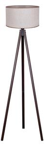 Duolla - Stojacia lampa 1xE27/60W/230V pr. 44 cm béžová/wenge