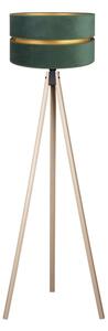 Duolla - Stojacia lampa DUO 1xE27/60W/230V pr. 44 cm zelená/béžová