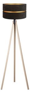 Duolla - Stojacia lampa DUO 1xE27/60W/230V pr. 44 cm čierna/béžová