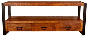 Rustikálny tv stolík z dreva mango 150x60x45