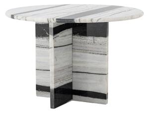 Čierno-biely mramorový okrúhly konferenčný stolík ø 61 cm Rosito – Bloomingville