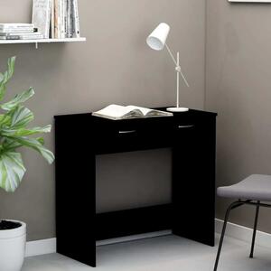 Maison Exclusive - písací stôl čierny 80x40x75 cm drevený materiál
