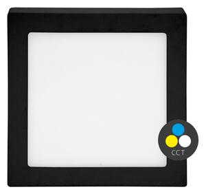 Ecolite LED-CSQ-CCT/18W/CR - LED Stropné svietidlo RAFA LED/18W/230V čierna