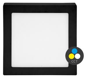 Ecolite LED-CSQ-CCT/12W/CR - LED Stropné svietidlo RAFA LED/12W/230V čierna