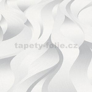 Vliesové tapety na stenu ELLE DECORATION 2 10204-31, rozmer 10,05 m x 0,53 m, 3D plamene sivo-biele, Erismann