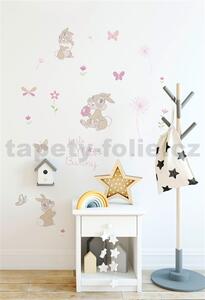 Samolepky na stenu, rozmer 50 cm x 70 cm, Disney Little Miss Bunny, Komar 14096h