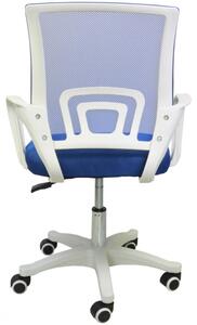 ECa KO03 Kancelárska stolička na kolieskach MESH modrá