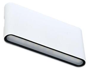 Ecolite ZFP12-BI - LED Vonkajšie nástenné svietidlo BRICK 2xLED/6W/230V IP65 biela
