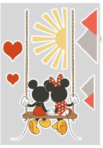 Samolepky na stenu, rozmer 50 cm x 70 cm, Disney Mickey Swing, Komar 14093h
