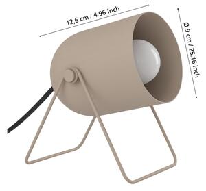 Eglo 44165 - Stolná lampa TILSTON 1xE14/8W/230V béžová