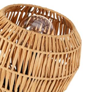 Eglo 44145 - Stolová lampa SHELDON 1xE27/40W/230V hnedá