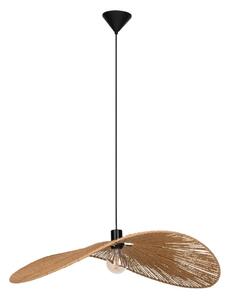Eglo 31992 - Závesný luster na lanku SIRUELA 1xE27/42W/230V 80 cm hnedá/čierna