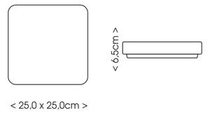 Ecolite W3094-12W/BI-LED Kúpeľňové stropné svietidlo LUKY LED/12W/230V IP44 biela