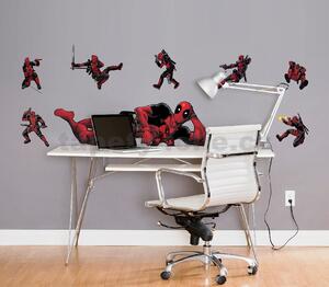 Samolepky na stenu, rozmer 100 cm x 70 cm, Disney Deadpool Posing, Komar 14741h