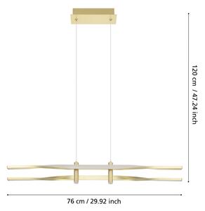 Eglo 901226 - LED luster na lankách COLMEAL LED/21W/230V zlatý