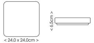 Ecolite W3094-12W - LED Kúpeľňové stropné svietidlo LUKY LED/12W/230V IP44